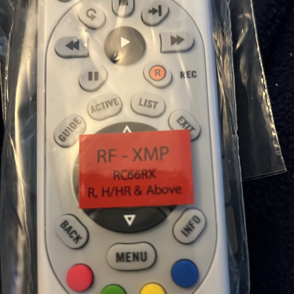 Direct TV remote.  New.  RF-XMP - Picture 3 of 4